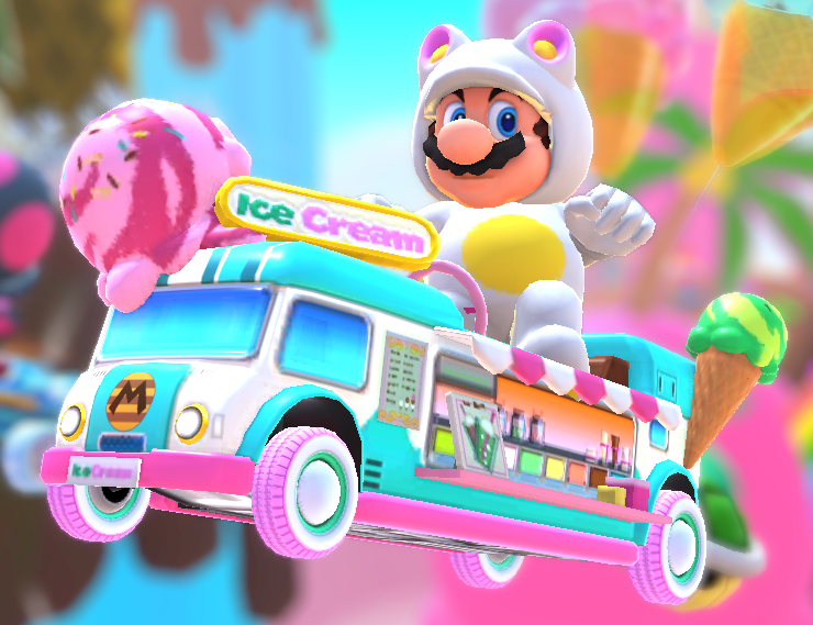 アイスクリームバン - マリオカート 歴代マシン図鑑 - atwiki（アット